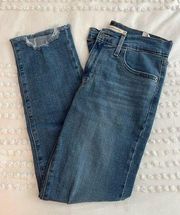 724 High Rise Straight Crop Size 27 NWOT