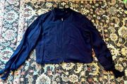 Theory Tie Bomber Jacket, Black, Durham Tech,  Sz M