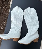 Billini White Cowboy Boots