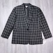 Bar lll Black Window Pane Blazer XXL