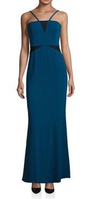 Laundry by Shelli Segal blue evening gown 6 NWT