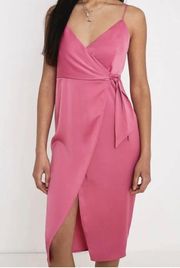 Quinn Pink Midi Dress