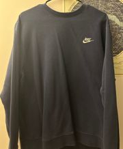 Nike Oversized  Navy Blue Crew Neck