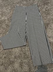 Cropped Wide Leg High Rise Pants