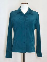 Jeans Faux Suede Vintage Blouse