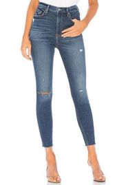 GRLFRND Kendall Super Stretch High Rise Distressed Skinny Jeans Foxfire Wash