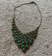 Green And Gold Necklace