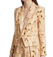 NWT L’Agence Linen Blend Brook Blazer