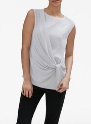 MM Lafleur The Bronte Top Gray Mist Draped