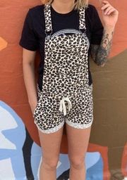 Leopard Overalls by Z Supply Size Large