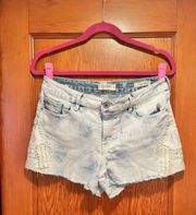 Stretchy Denim Shorts