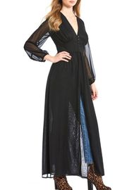 GB  Black Sheer Maxi dress