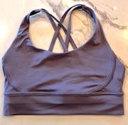 Third Love Muse Strappy Halter Sports Bra Purple Women’s Size Medium