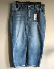 Suzanne Betro Denim Skirt Women’s Size 10 NWT