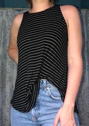 Black & White Striped Top