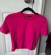 Hot Pink Crop Top