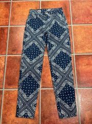 REVICE Patterned Blue Jeans