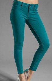 DL1961 Emma legging Jean turquoise size 26
