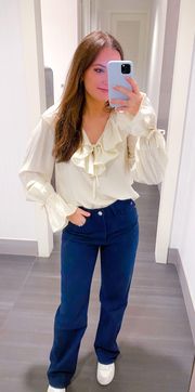 WeWoreWhat Wide Leg Jeans