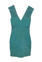 Mesh Cutout Bodycon Dress