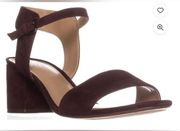 Naturalizer Women's Caitlyn Dress Sandal, Bordeaux suede Size 10