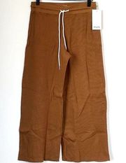 NWT MATE the Label Amber Organic Thermal Wide Leg Pant - XS