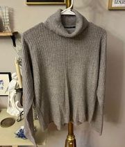 Womens long sleeve turtle neck sweater by Crystal Kobe size large