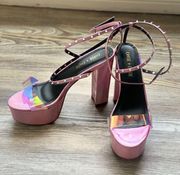 Pink Platform Heels