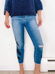 Embroidered Jeans