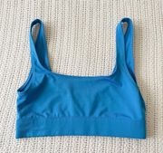 Victoria’s Secret PINK Ultimate Unlined Blue Sports Bra Size Small