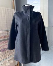 Pendleton Grey Water-Resistant Wool Blend Zip Up Coat Women’s Size Medium