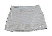 Dri Fit Precision Print Striped Skort Gray Large Athletic Stretch PGA