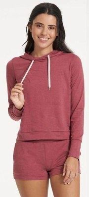 NEW Vuori DreamKnit Halo Essential Pullover Hoodie Sweatshirt Desert Rose XS