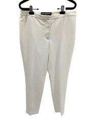 Karl Lagerfeld off White straight leg Dress Pants Trousers