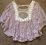 BOHO LACE & CROCHET BLOUSE