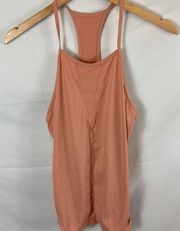 Peach Racerback Athletic Tank Size Medium