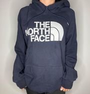 The North Face Navy Blue Hooded Sweatshirt Size XL