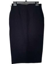 Prologue Skirt Womens Size Small Black Pencil Pullup Ebony Midi Stretch Office