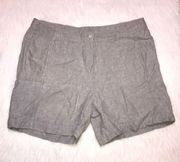 J. Jill Love Linen Women’s Chino Gray Shorts