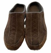 Easy Spirit Brown Leather Mules Women's Size 8.5M