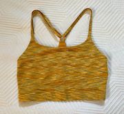 Flow Crop Top Yellow Sunset