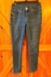 Seven7 Womens Size 6 Skinny Leg Distressed 5 Pocket Design Casual Denim Jeans