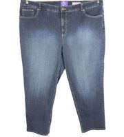 JMS Just My Size 24WS Jeans Straight Classic Fit Dark Blue Denim Stretch 1402