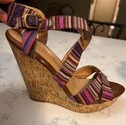 Purple/multi Color Wedges