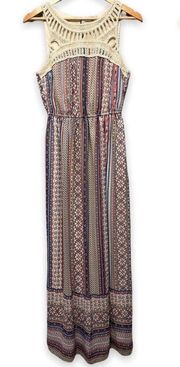 As U Wish Bohemian Maxi Sleeveless Dress