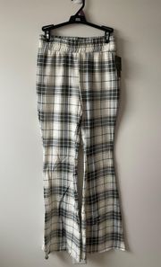 Plaid, Flare Sweatpants