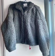 UO fuzzy teddy sherpa jacket