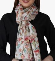 Floral Long Scarf/Stole 
