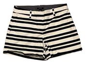 Nautica Shorts - Size 6, White & Navy Blue