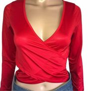 Joyce Leslie criss cross crop top